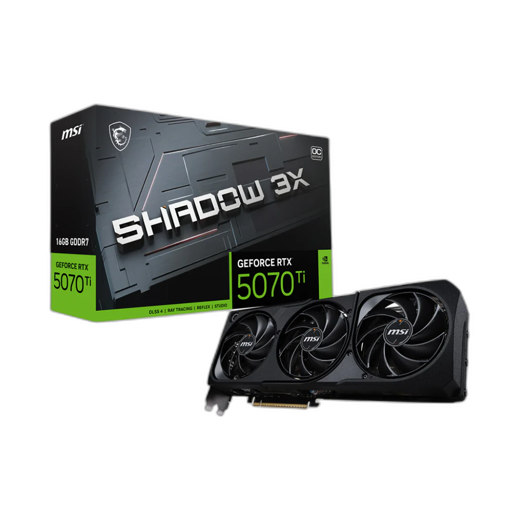 MSI GeForce RTX 5070 Ti 16G SHADOW 3X OC