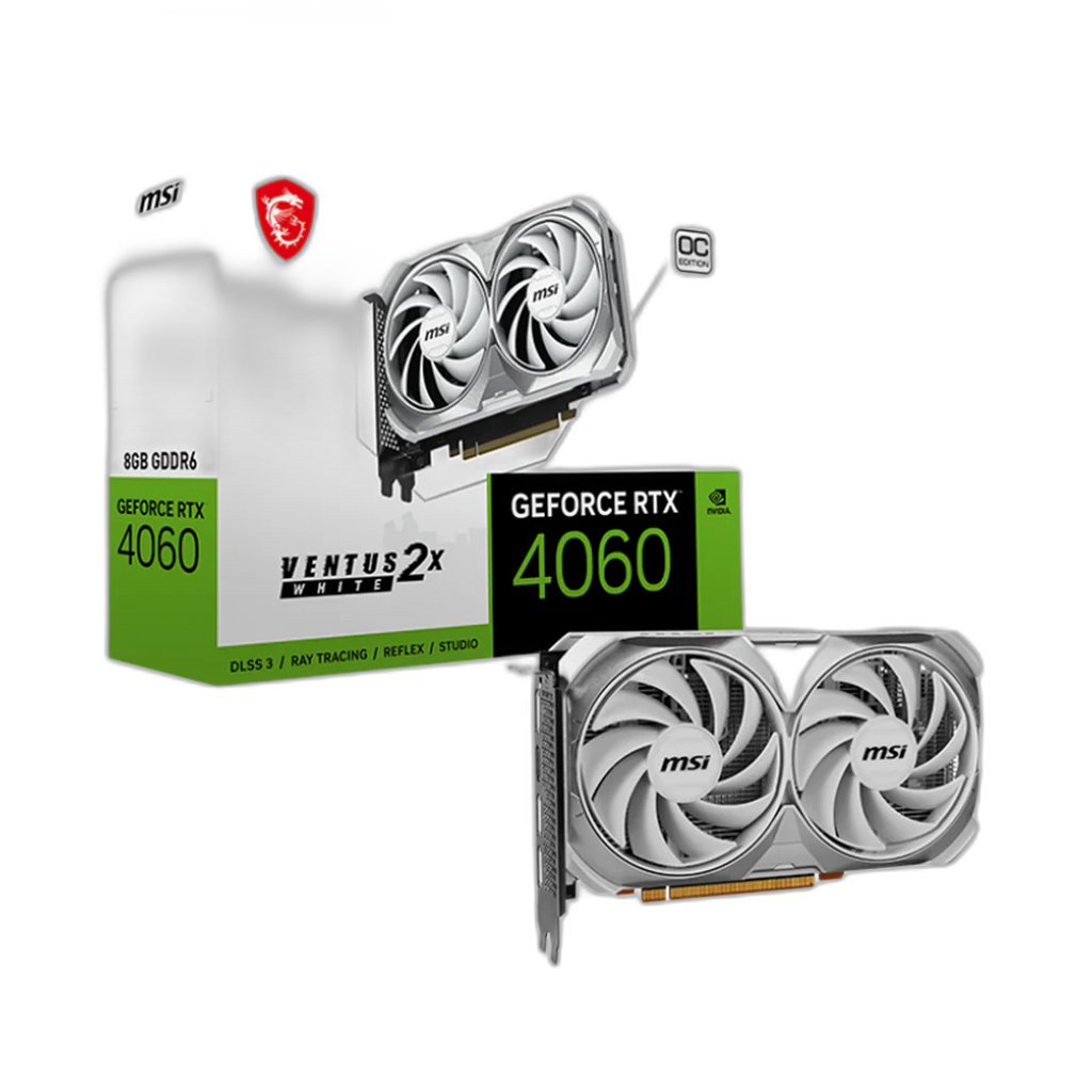 MSI GeForce RTX 4060 VENTUS 2X WHITE 8G OC