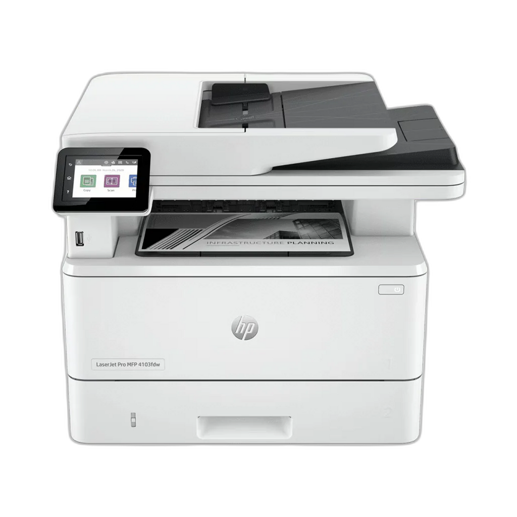 HP Printer Laserjet Pro MFP 4103fdw 4 In 1 Color Usb, Network, Wifi, Fax 2Z629A- 151A