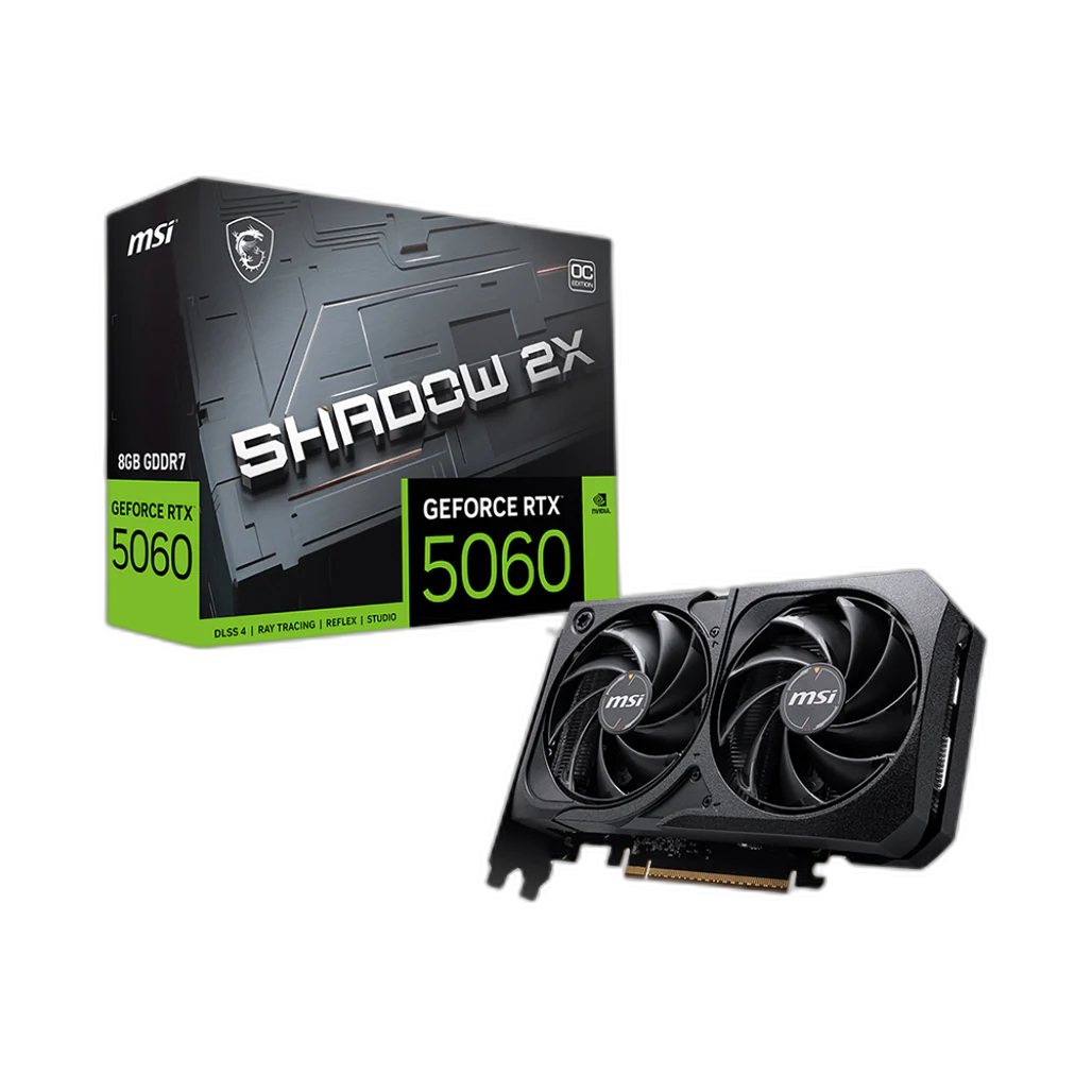MSI GeForce RTX 5060 8G SHADOW 2X OC