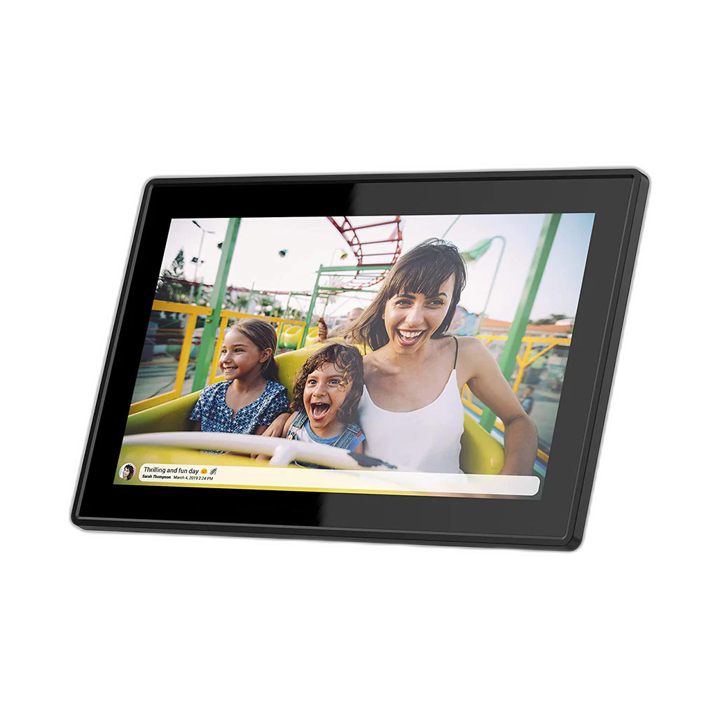 Feelcare Frameo 15.6" Digital frame DPF1560 Black 16GB WiFi Send Photos from Anywhere in the World, IPS LCD Panel, Wall Mountable, Portrait & Landscape FULL HD 1920x1080 IPS DISPLAY & TOUCH SCREEN: Wonderful picture display, FRAMHNDP1560BLK