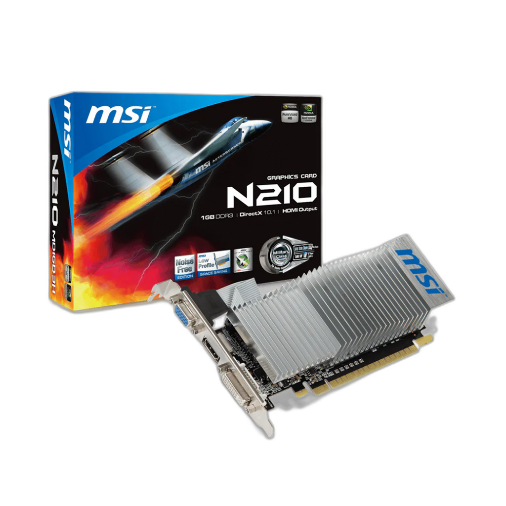 MSI N210-MD1GD3H/LP Graphics Card