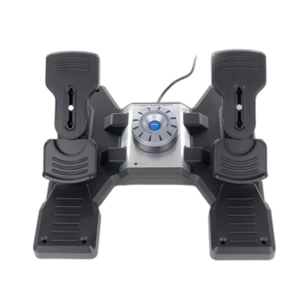 aitek Rudder Pedals - Flight Pedals with Toe Brakes