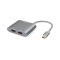CableCreatoin USB Type-C Male To 2 Port HDMI 4K