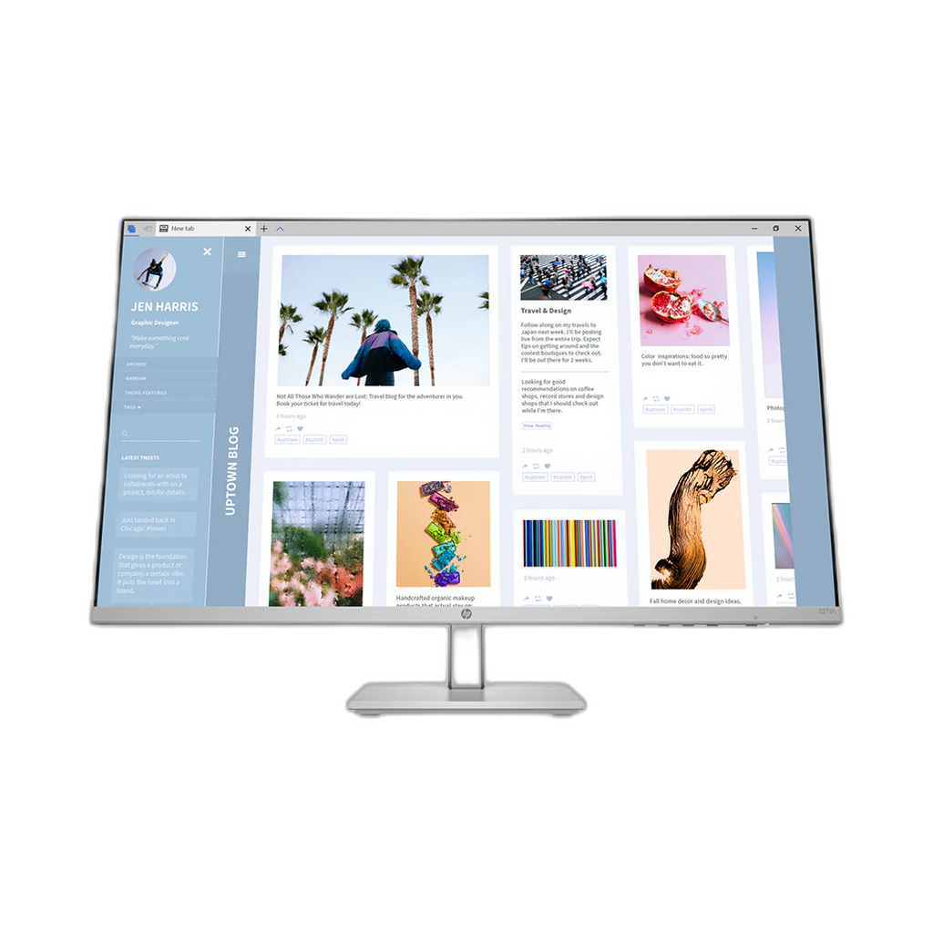 HP Series 5 27" FHD Monitor with Height Adjustment