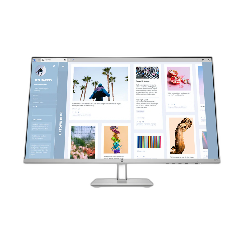 HP Series 5 27" FHD Monitor with Height Adjustment