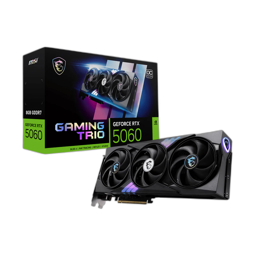 MSI GeForce RTX 5060 GAMING TRIO OC 8GB GDDR7