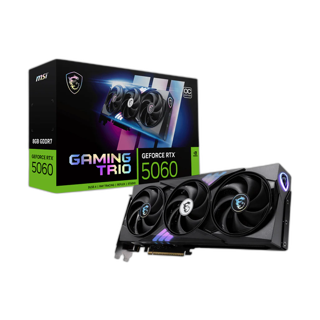 MSI GeForce RTX 5060 GAMING TRIO OC 8GB GDDR7