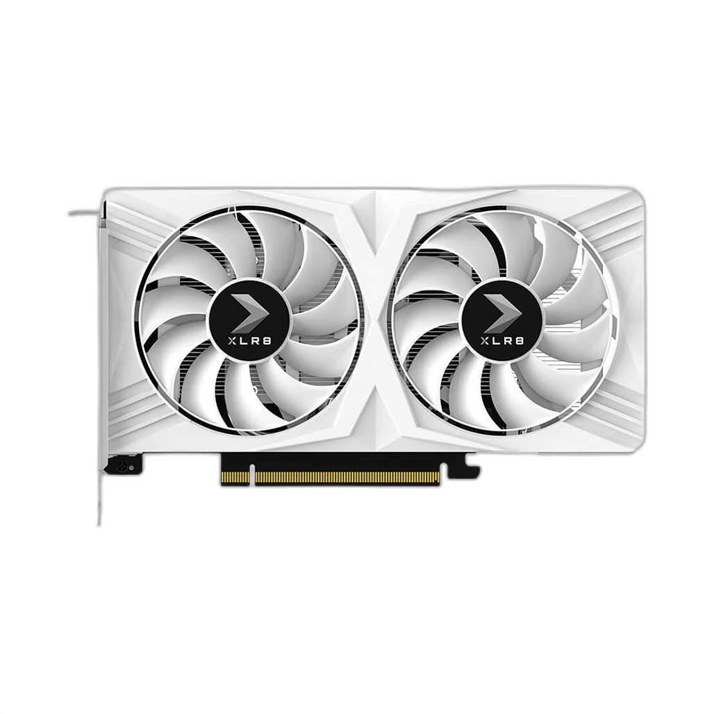 PNY GeForce RTX 4060 8GB OC XLR8 VERTO DF White Edition.
