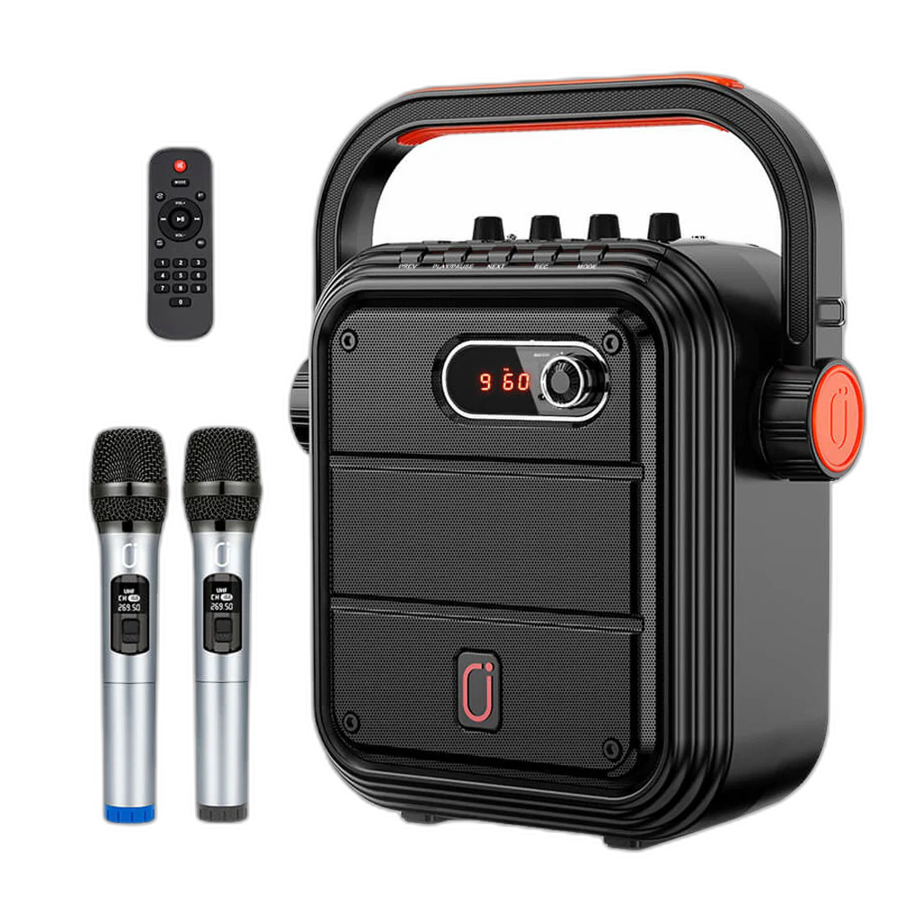 JYX JYX-66BT - Karaoke Machine with 2 Wireless Microphone