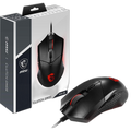 MSI CLUTCH GM08 - Wired gaming mouse, 4200DPI, Red lighting