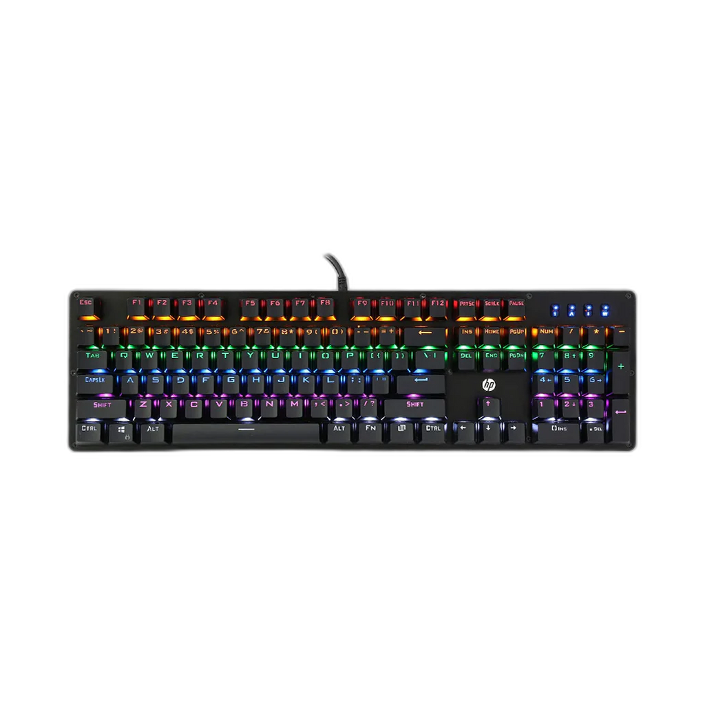 HP GK100F - RGB Wired Mechanical Gaming Keyboard