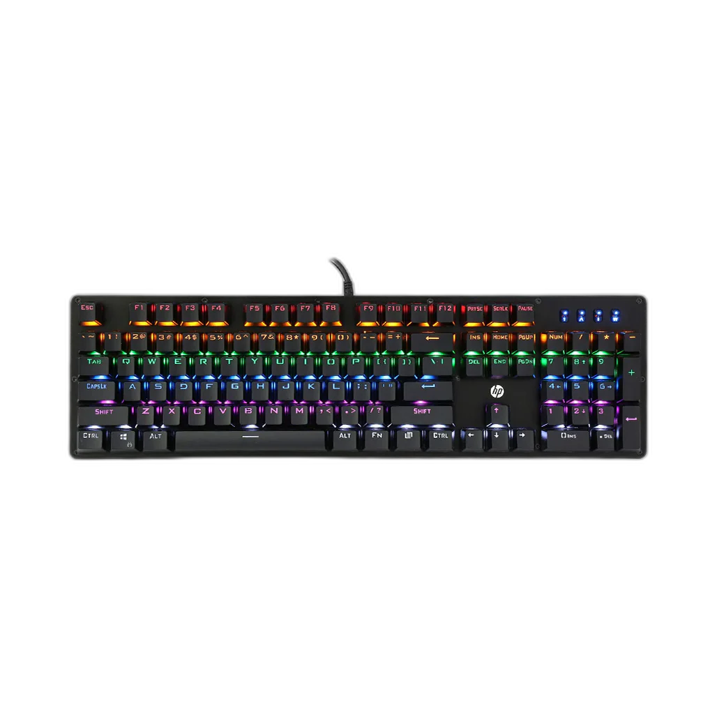 HP GK100F - RGB Wired Mechanical Gaming Keyboard
