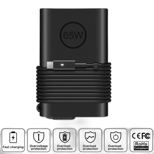 65W Type C Laptop Charger Compatible with HP Dell Lenovo Asus Apple