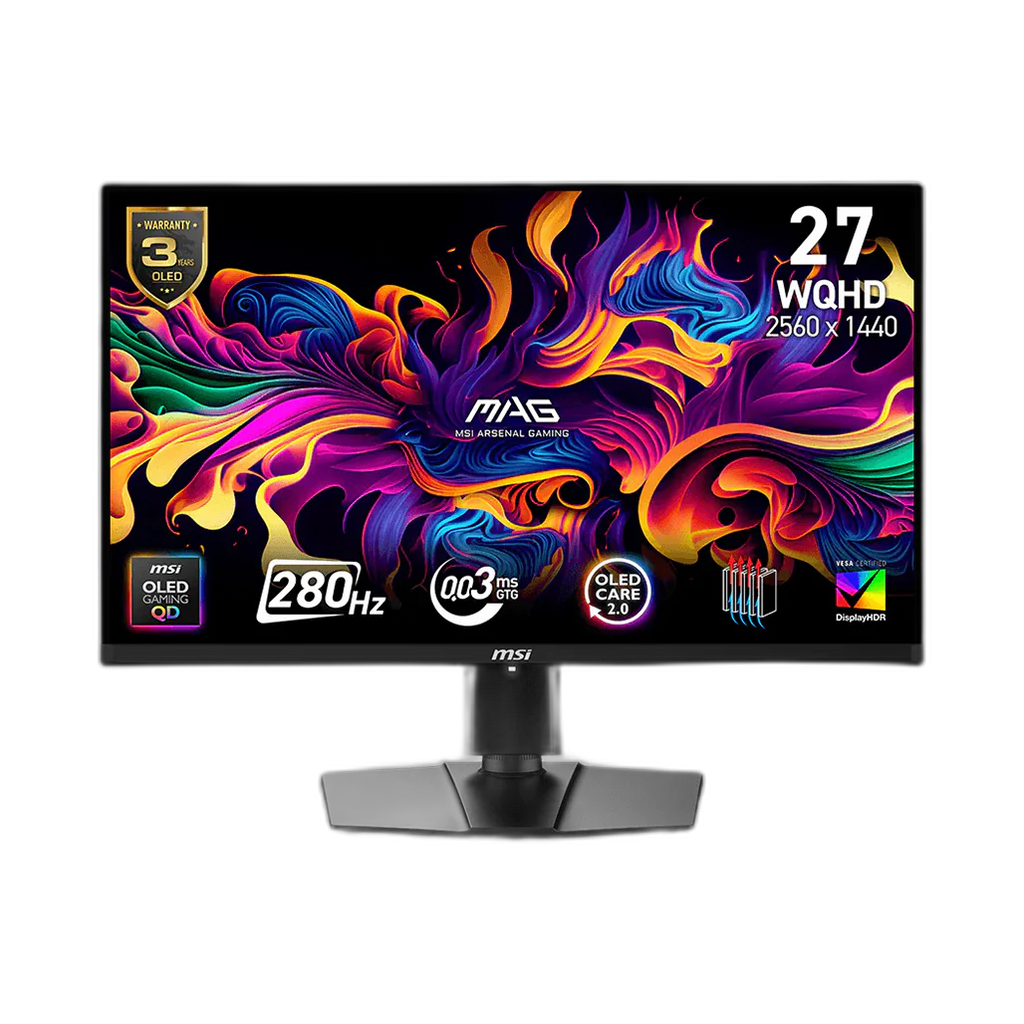 MSI MAG 271QP QD-OLED X28 - 26.5" 280Hz Gaming Monitor