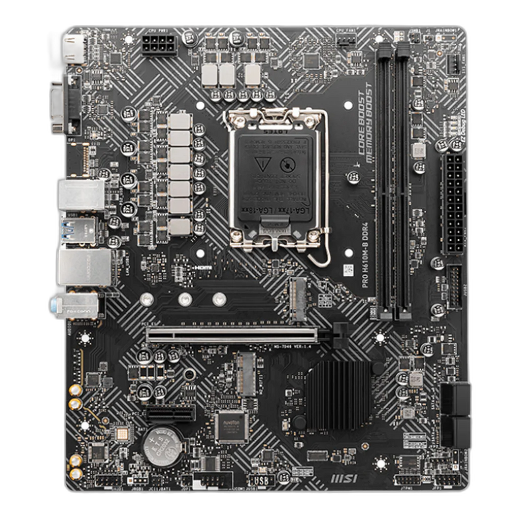 MSI PRO H610M-B DDR4 Motherboard