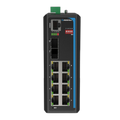 RoboFiber HGW-802SW Industrial Gigabit Fiber Switch 8x RJ45 +2x SFP ports