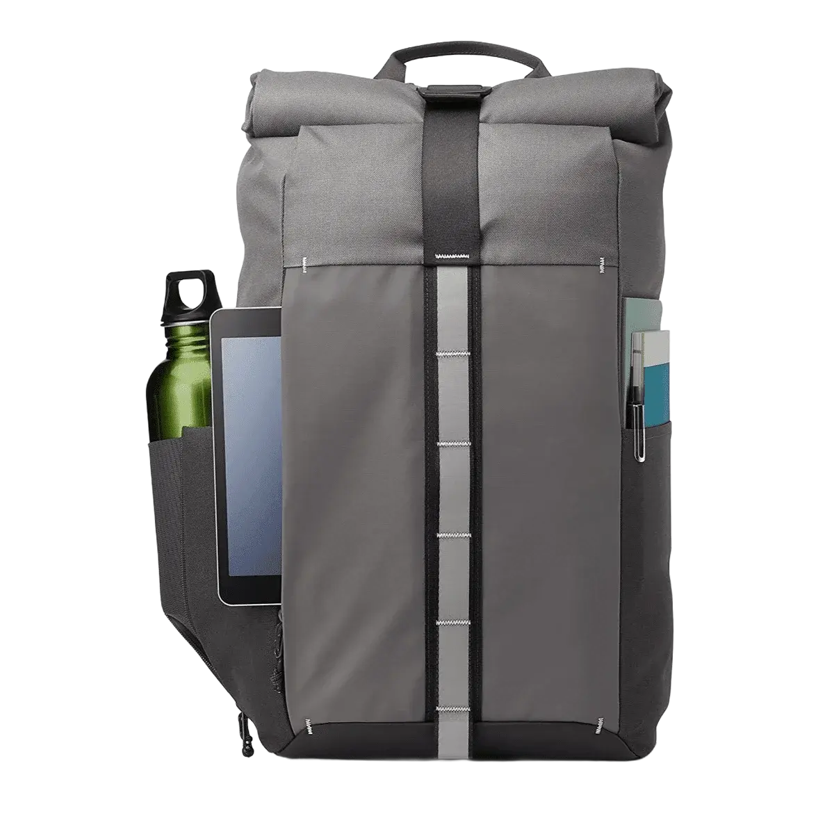 HP Pavilion Rolltop Grey Backpack - 5EE90AA