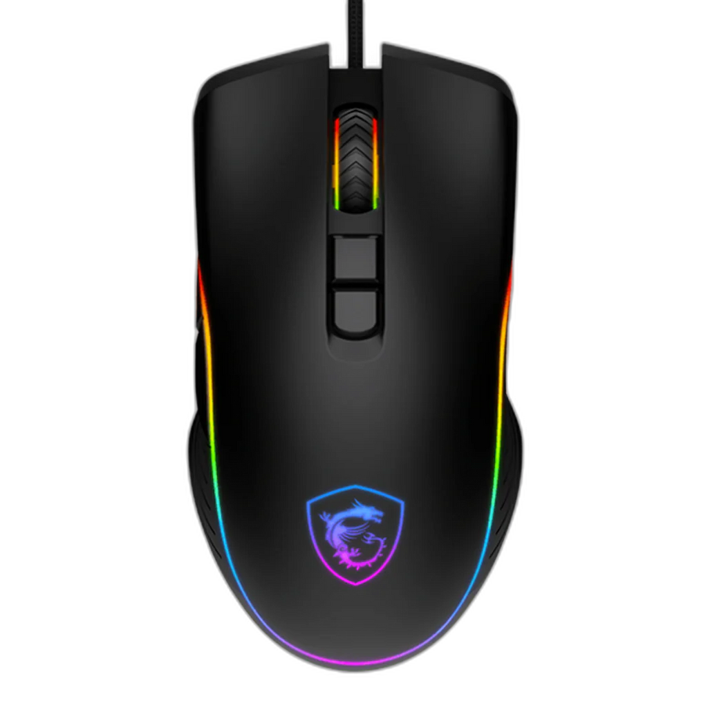 MSI Forge GM300, lightweight gaming USB gaming mouse, up to 7200 DPI