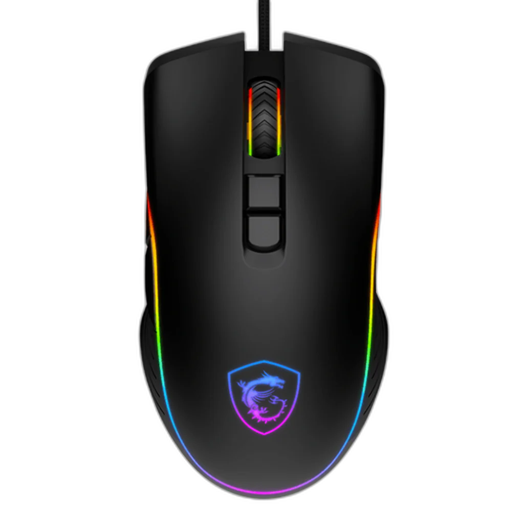MSI Forge GM300, lightweight gaming USB gaming mouse, up to 7200 DPI