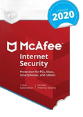 McAfee Internet Security 1 Year, 10 Devices