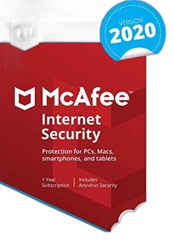 McAfee Internet Security 1 Year, 10 Devices