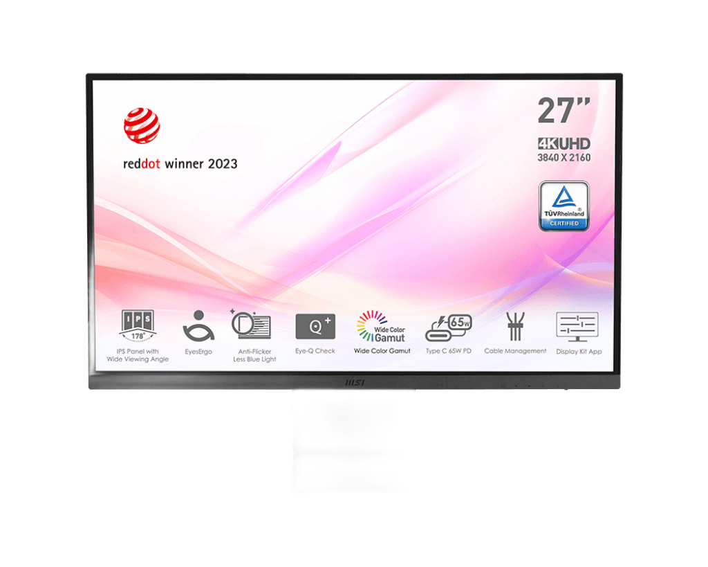 MSI MODERN MD271UL 27″, 4K (3840 x 2160), 60Hz, IPS, 4ms, MONITOR