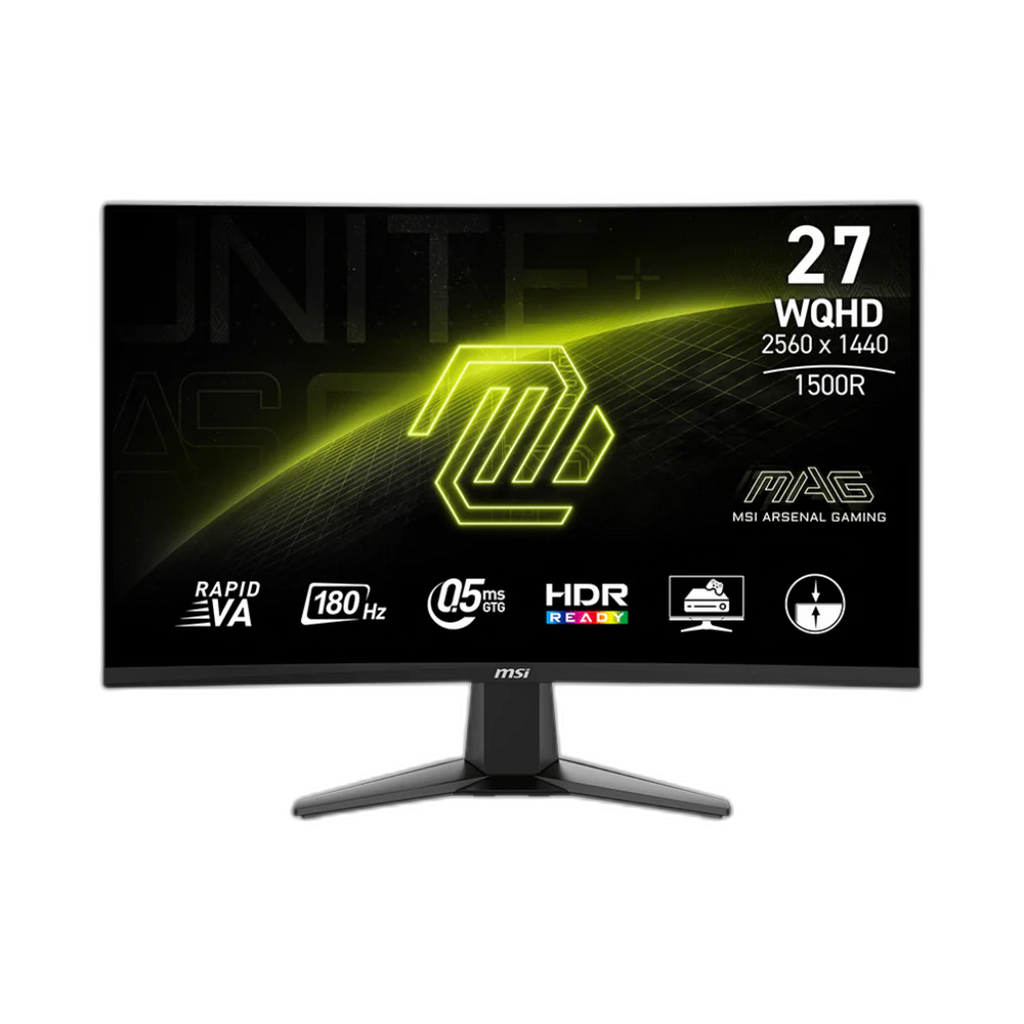 MSI MAG 27CQ6F 27" WQHD 180Hz Gaming Monitor – Ultra-Smooth Performance for Competitive Gamers