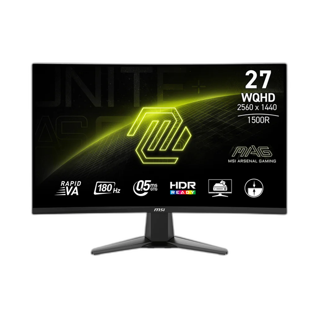 MSI MAG 27CQ6F 27" WQHD 180Hz Gaming Monitor – Ultra-Smooth Performance for Competitive Gamers