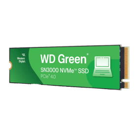 WD Green M.2 Hard Drive 1TB Nvme Pcie Ssd Gen4x4 SN3000 WDS100T4G0E-00CPS0