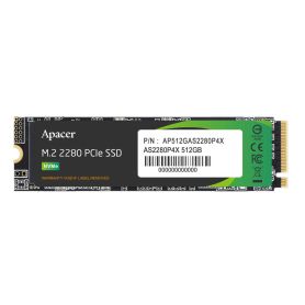 Apacer M.2 Hard Drive 512GB Nvme Pcie Ssd Gen3X4 AP512GAS2280P4X-1