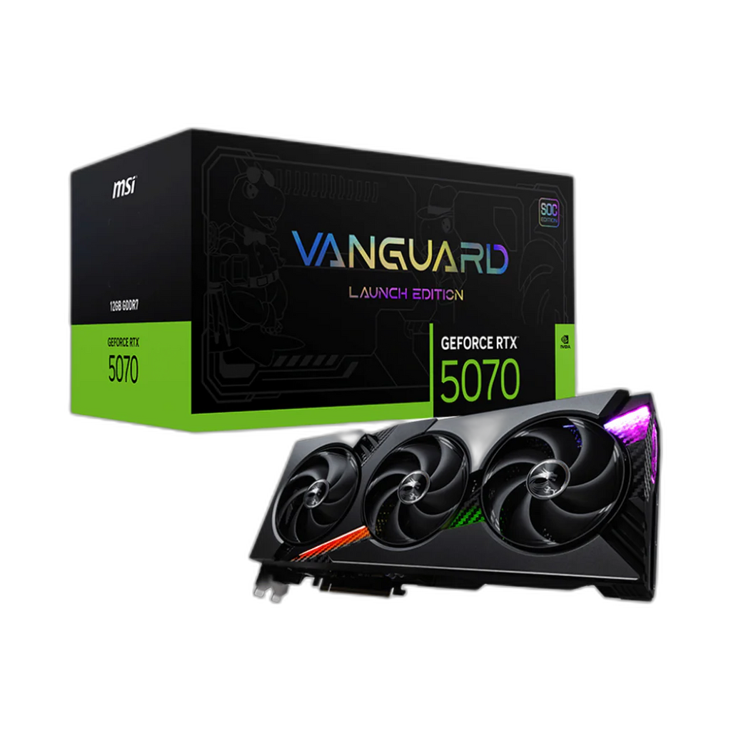MSI GeForce RTX 5070 12G Vanguard SOC Launch Edition