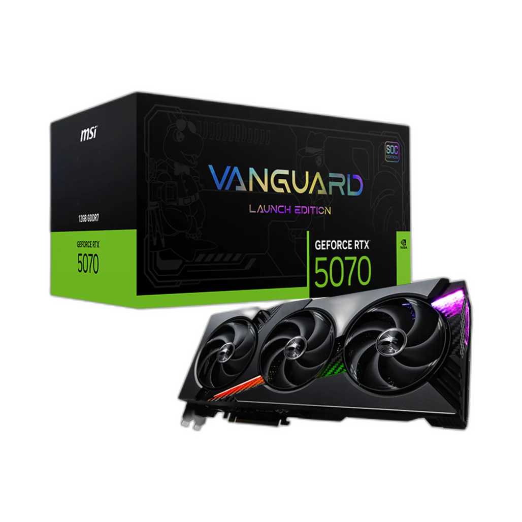MSI GeForce RTX 5070 12G Vanguard SOC Launch Edition