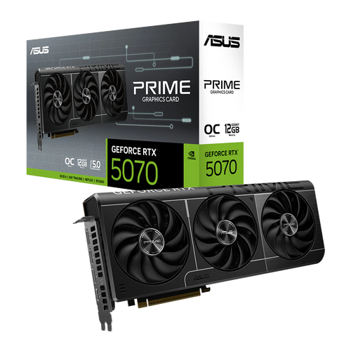 ASUS Prime Geforce RTX 5070 12GB OC Edition 90YV0M10-MVAA00 Triple Fans