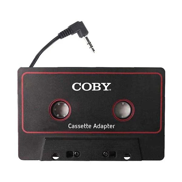 Coby Car Audio Cassette Tape Adapter Aux Cable for MP3 Player, Cellphone, or Smartphone - CA100 - image 1