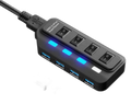 4 Port USB 3.0 Portable SuperSpeed Hub