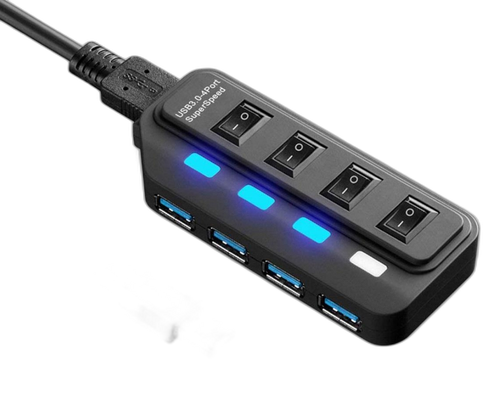4 Port USB 3.0 Portable SuperSpeed Hub