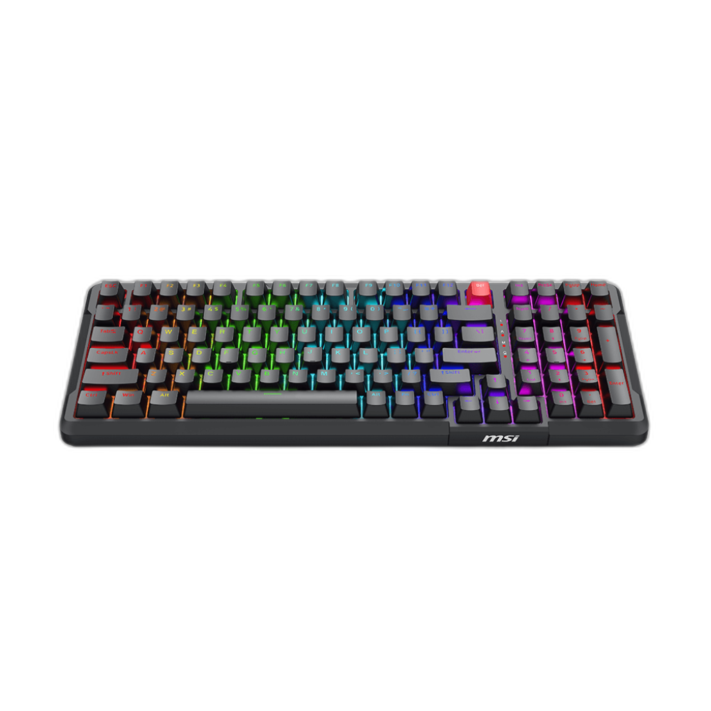 MSI Forge GK500 Wireless Gaming Keyboard, 6+N key rollover & anti-ghosting