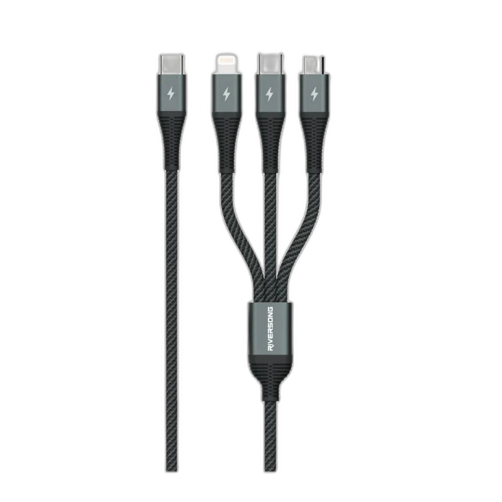 Riversong Infinity 09 Cable 3in1 USB-C Fast Charging C61-T
