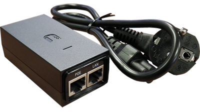 PoE Injector 24V 12 W 0.5A Gigabit PoE adapters (white), 5 pack POE-24-12W-5P