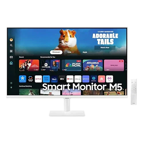 Samsung M50D 27-inch Full HD Smart White Monitor LS27DM501EMXUE | 3-year Warranty