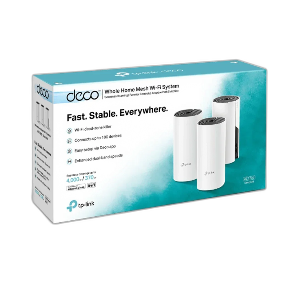 Tp-Link Deco M4 AC1200 Deco Whole Home Mesh WiFi System