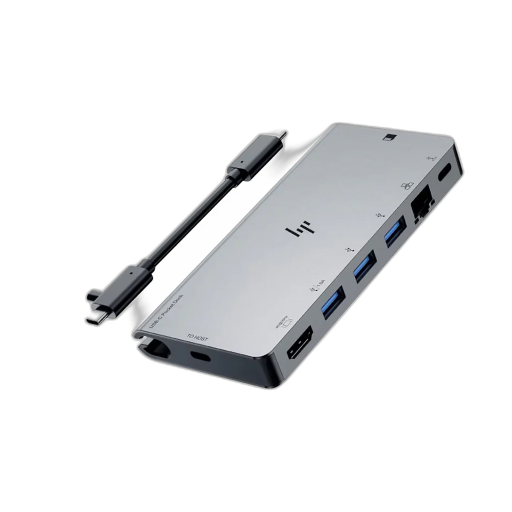 HP USB-C 8-in-1 Pocket Dock - 55F47P3