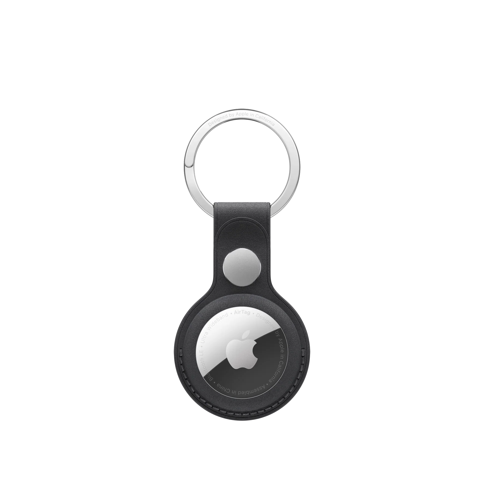 AirTag FineWoven Key Ring - Black