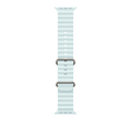 Apple 49mm Ice Blue Ocean Band - Natural Titanium Finish