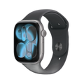 Apple Watch Series 11 GPS 46mm Space Grey Aluminium Case with Black Sport Band - M/L