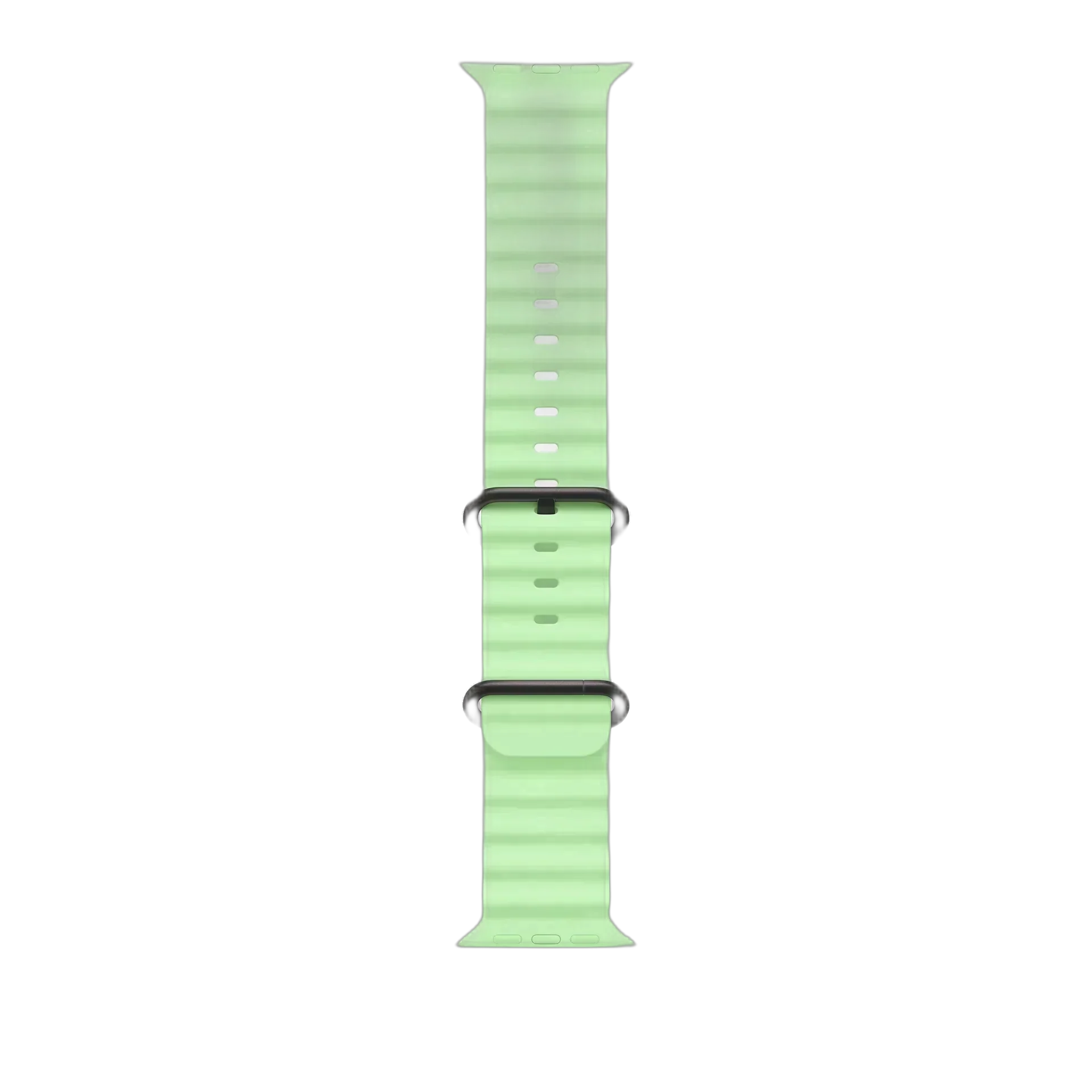 Apple 49mm Ice Blue Ocean Band Extension - Black Titanium Finish