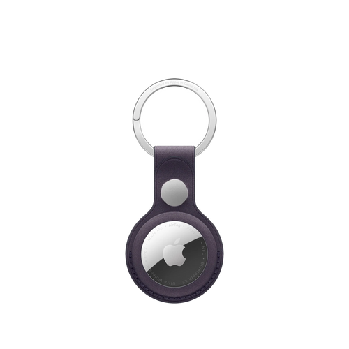 AirTag FineWoven Key Ring - Midnight Purple