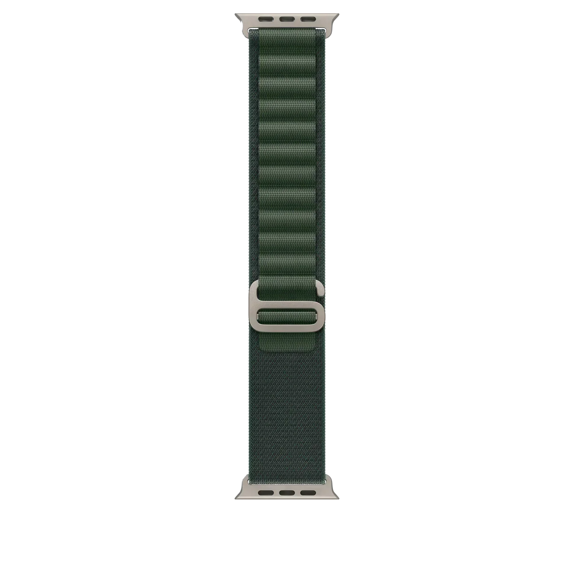 Apple 49mm Light Blue Alpine Loop - Small - Natural Titanium Finish