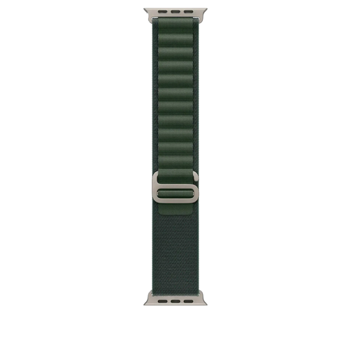 Apple 49mm Light Blue Alpine Loop - Small - Natural Titanium Finish